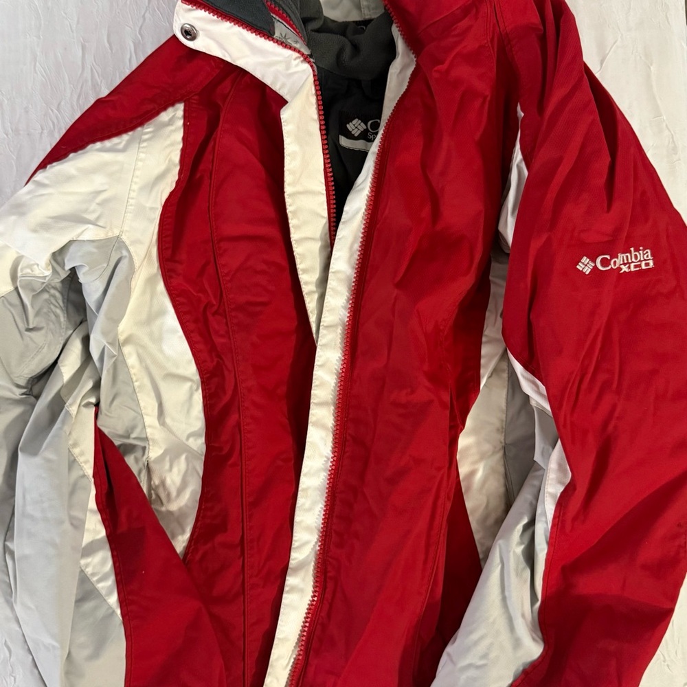 Columbia Red and Gray Outdoor Jacket